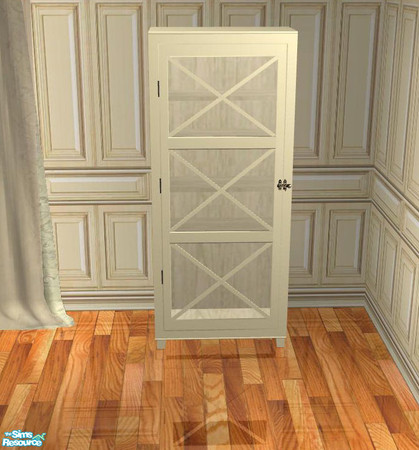 Sims 2 — PB Dining - recolor cream - Cabinet empty by ShinoKCR — 