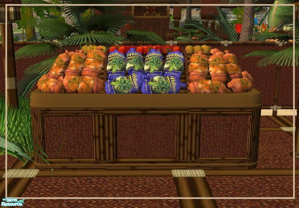 Sims 2 — TwikkiMarket Dark Set - Food Bins by minsmusic — 