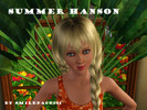 Sims 3 — Summer Hanson by smileface1012 — Summer loves the beach and she loves to play her guitar. Summer is the ype of
