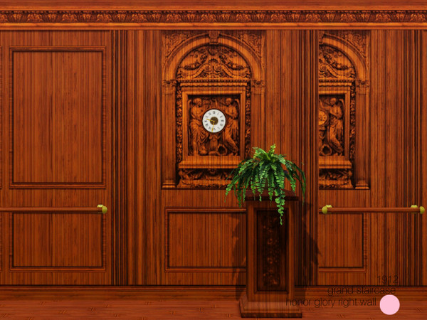Sims 3 — 1912 GS Honor Glory Right Wall by DOT — 1912 Grand Staircase Honor Glory Right Wall by DOT of The Sims Resource