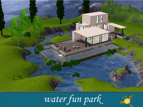 Sims 3 — evi Water Fun Park by evi — In case your sims are bored with all other parks this water park is exactly what