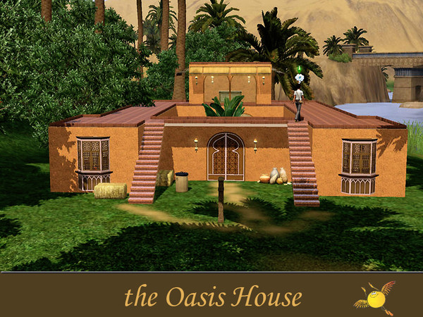 Sims 3 — The  Oasis House by evi — Are you in love with Egypt and all the mysticism that includes? Are you coming back to