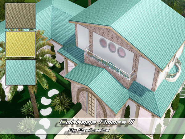 Sims 3 — Cottage Roofs 2 by Pralinesims — By Pralinesims