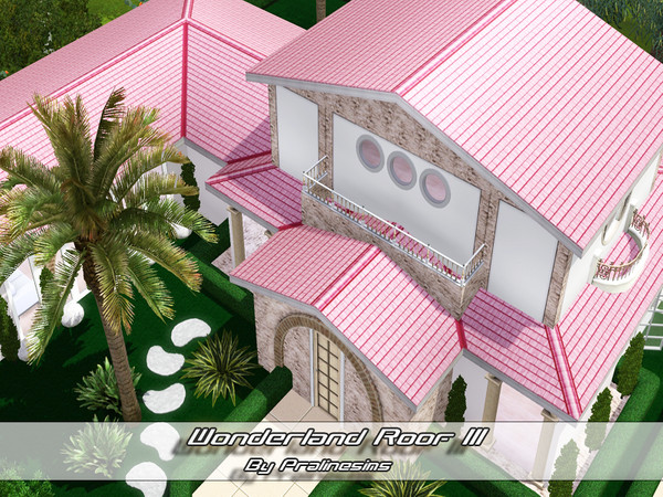 Sims 3 — Wonderland Roof III by Pralinesims — By Pralinesims