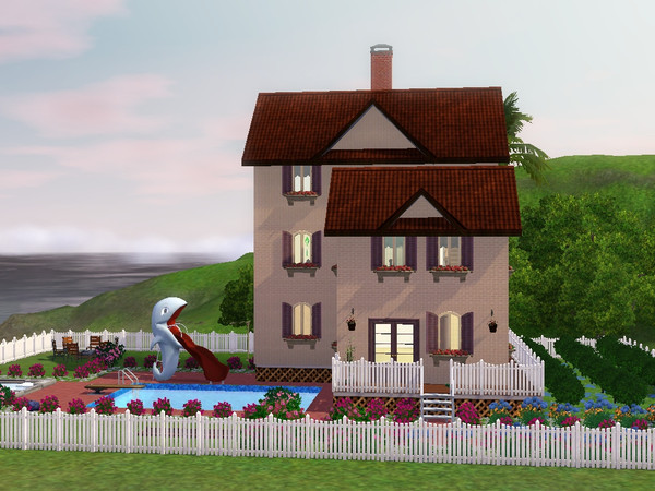 Sims 3 — The Willows by dons123 — The Willows is a small family home situated in a beautifully landscaped garden!