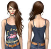 Sims 2 — AF flamingo top by ebony01 — AF flamingo top
