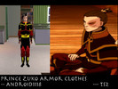 Sims 2 — Avatar : The Last Airbender - Prince Zuko Armor Clothes by Android11182 — This armor clothes is designed and be