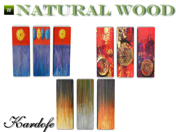 Sims 3 — kar_Natural wood_Painting by kardofe — Painting by kardofe