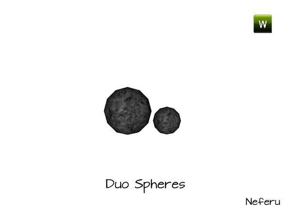 Sims 3 — Duo Spheres by Neferu2 — Decorative spheres of the Duo Collection_by Neferu_TSR