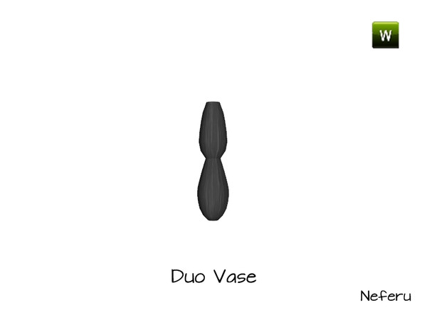 Sims 3 — Duo Vase by Neferu2 — Decorative vase of the Duo collection_by Neferu_TSR