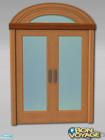 Sims 2 — Bon Voyage Hotel Door - Lightwood Recolour by Shakeshaft — Part of a set of windows and doors to match the Bon