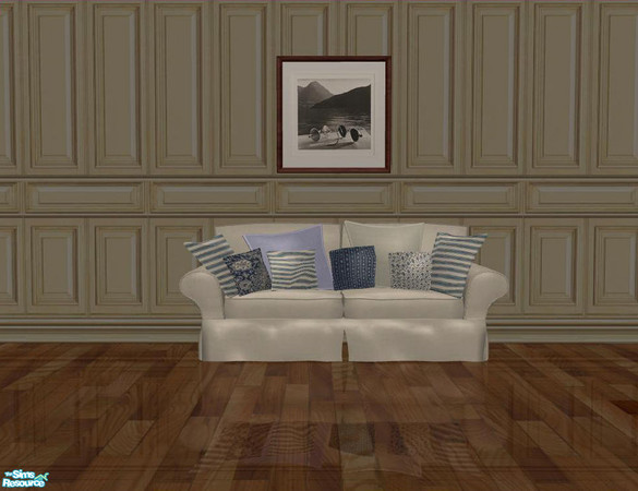 Sims 2 — PB Entry - Recolors Pillows - Pillowset blue by ShinoKCR — 