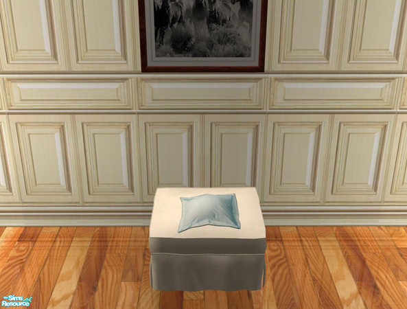 Sims 2 — PB Entry - Recolors Pillows - Pillow flat Satin blue by ShinoKCR — 