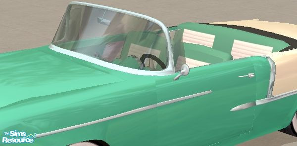 Sims 2 — 1955 Bel Aire - Turquois Interior by Dr Pixel — Interior Color option for the 55 Bel Aire