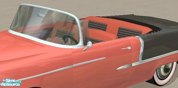 Sims 2 — 1955 Bel Aire - Coral Interior by Dr Pixel — Interior Color option for the 55 Bel Aire