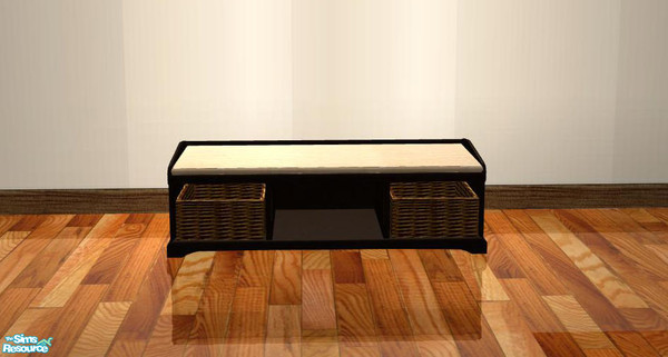 Sims 2 — PBEntry - Recolors - Bench Polster like mesh - black by ShinoKCR — 