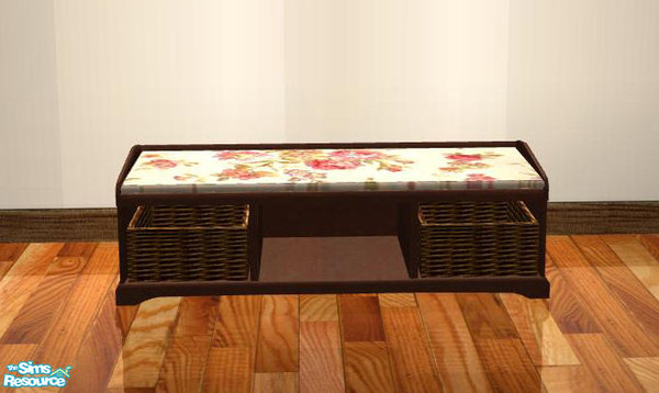 Sims 2 — PB Entry - Recolor Roses - bench brown Polster roses by ShinoKCR — 