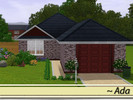 Sims 3 — Ada (unfurnished) by lathspell20 — Very simple, but lovely small bungalow with 2 bedroom, 1 bathroom, living