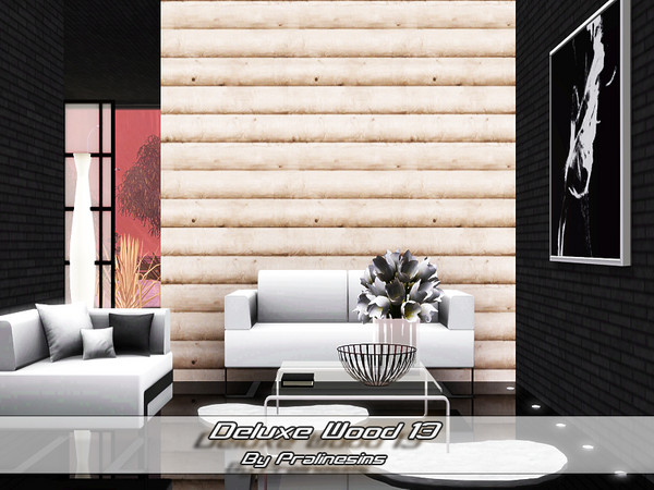 Sims 3 — Deluxe Wood 13 by Pralinesims — By Pralinesims for TSR: Wood Category