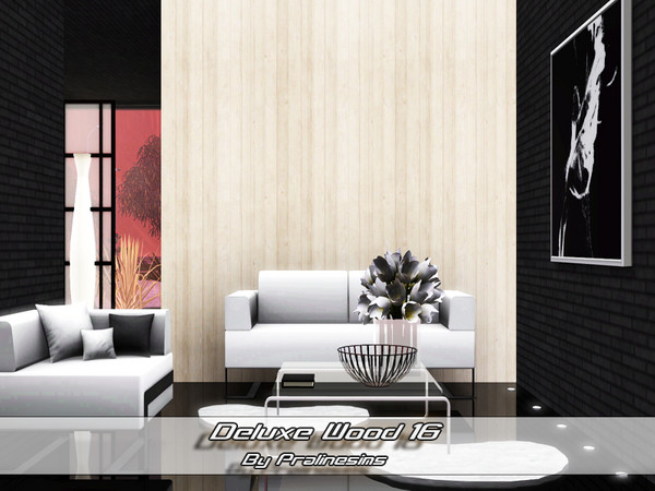 Sims 3 — Deluxe Wood 16 by Pralinesims — By Pralinesims for TSR: Wood Category