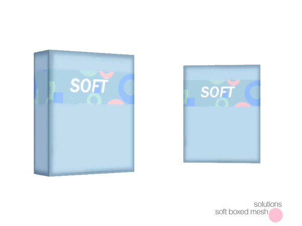 Sims 3 — Solutions Soft Boxed Mesh by DOT — Solutions Soft Boxed Mesh by DOT of The Sims Resource