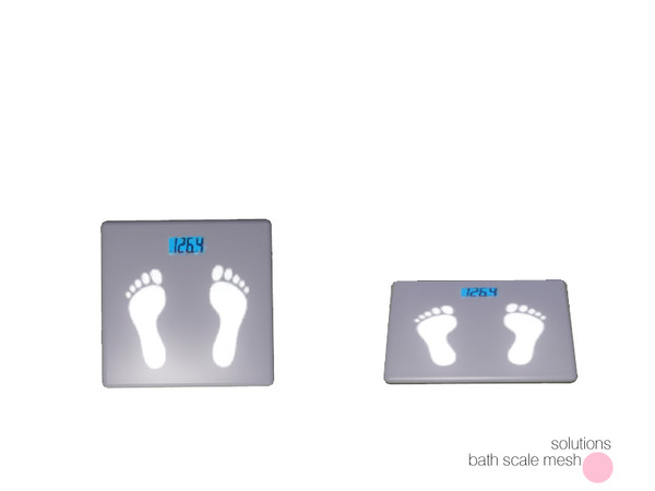 Sims 3 — Solutions Bath Scale Mesh by DOT — Solutions Bath Scale Mesh by DOT of The Sims Resource