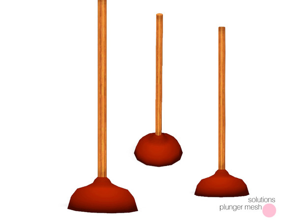 Sims 3 — Solutions Plunger Mesh by DOT — Solutions Plunger Mesh by DOT of The Sims Resource