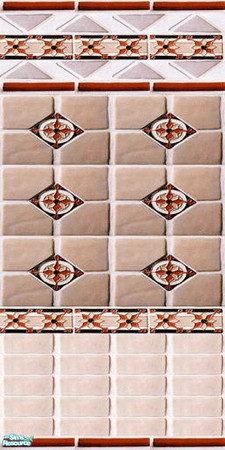 Sims 2 — Set 121 Monterey Walls - 3 by TSR Archive — Set 121 Monterey Walls - 3