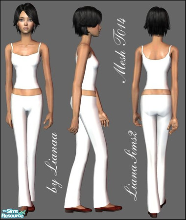 Sims 2 — Mesh T014 LianaSims2 teen by Lianaa by Lianaa — Mesh T014 LianaSims2 teen by Lianaa