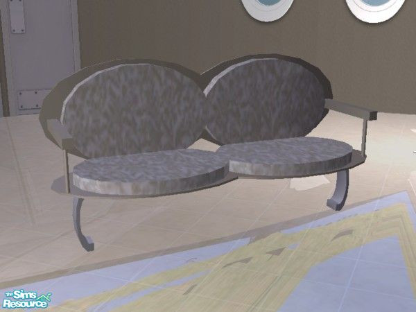 Sims 2 — Pure Ultramodern Living - Loveseat by EarthGoddess54 — *Updated GUIDS: 16/09/2007* Part of the Pure Ultramodern