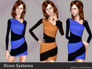 Sims 3 — Vision of Fashion - Dress Systema by Visiona — Autumn is comming and this dress is the perfect choise if you