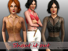 Sims 3 — Shout it out  by Tasha77 — Lovely see through top with bustier. 3 channels recolor. Launcher thumbnail.