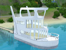 Sims 3 — Amphitrite unfurnished by Deb-L2 — Named after the sea-goddess and wife of Poseidon. Unfurnished 4 level boat