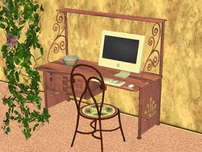 Sims 2 — Arcadia Desk Recolor Set - Meesha-s2l-da-pnk by zaligelover2 — 12 recolors of Sims2Luxe\'s Arcadia Desk. Mesh
