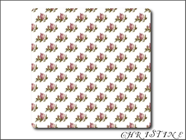 Sims 3 — Spring Rose Pattern dv3 by cm_11778 — A new set of soft pink floral and stripe patterns for your Sim homes.