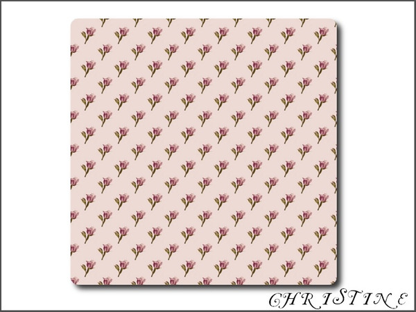 Sims 3 — Spring Rose Pattern Dv1 by cm_11778 — A new set of soft pink floral and stripe patterns for your Sim homes.