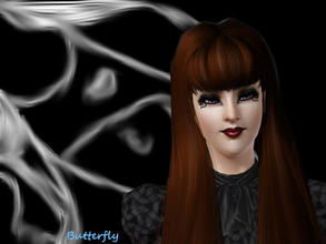 Sims 3 — Fantasy eyeliner Butterfly_T.D. by Sylvanes2 — Fantasy eyeliner butterfly is for teen to elder sims and works