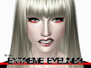 Sims 3 — EXTREME EYELINER by LuxySims3 — Extreme eyeliner with two colors.