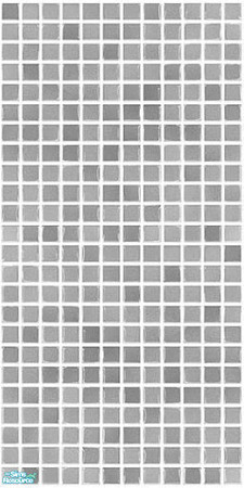Sims 2 — Silver Grey Mosaic Wall #3 by Hanefcik — Do you want to give Your Sims' bathrooms a unique yet modern look? Buy