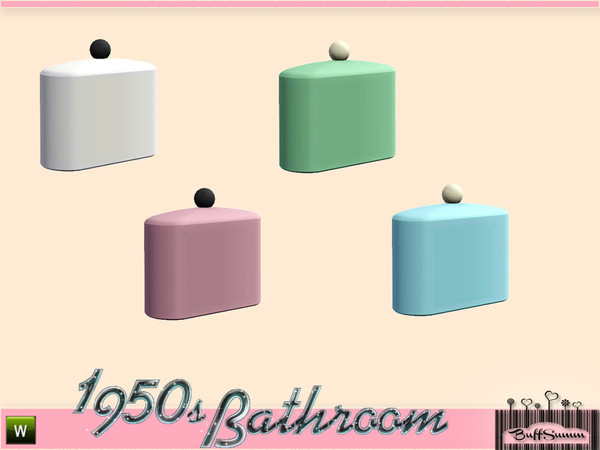 Sims 3 — 1950s Bathroom Can oval by BuffSumm — Part of the *1950s Bathroom* ***TSRAA***