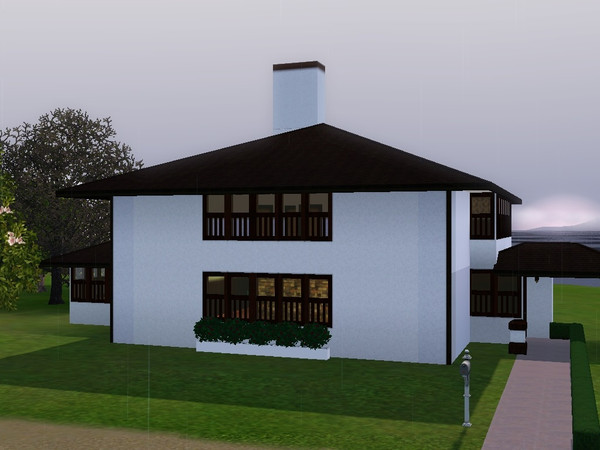 Sims 3 — Wright's Fireproof House by Sir_Thopas — "A Fireproof House for $5000" was the name of Frank