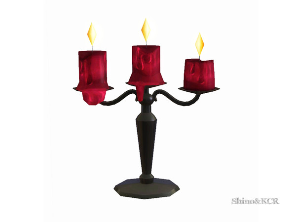 Sims 3 — Gothic Bedroom - Candelabra by ShinoKCR — 