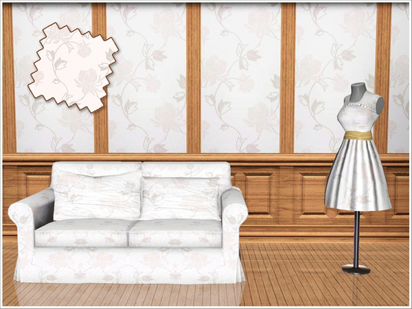 Sims 3 — Pattern Floral13 by Severinka_ — Delicate pastel pattern with floral ornament. Perfect for decorating rooms in