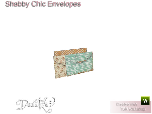 Sims 3 — Shabby Chic Clutter Envelopes by deeiutza — By deeiutza @TSR