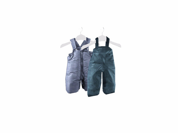 Sims 3 — White Cream Simple Clothes 6 by Flovv — Two pants for the little ones.