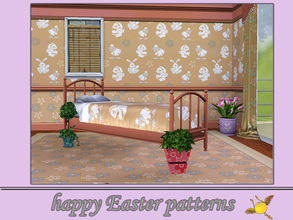 Sims 3 — evi Happy Easter patterns by evi — Two Patterns with easter designs.