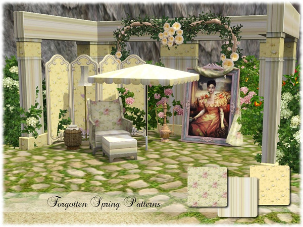 Sims 3 — Forgotten Spring Patterns by cm_11778 — A new pattern set for your Sims in fun Spring colors and patterns.