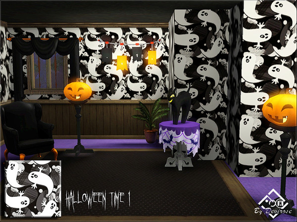 Sims 3 — Halloween Time 1 by Devirose — For celebrate the party most monstrous and fun of the year! :D Created with EA