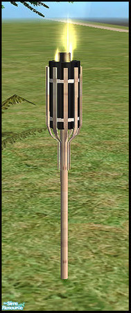 Sims 2 — Camper - torch by steffor — with animated fire