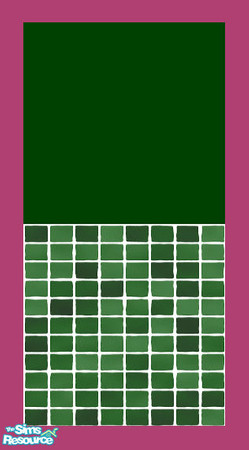 Sims 2 — MDP Forest Half Tile V2 by MelandStv — There are 20 colourful walls in this set. They are part of my Colour Pack